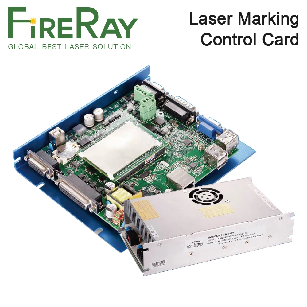 Intelligent Integrated Static Laser Marking Control Card LYP-VGA Replace JCZ Control Card Support Fiber MOPA Co2 Laser Marking