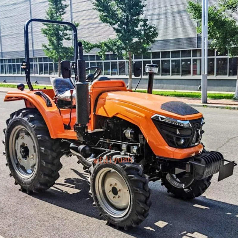 China-Made: Boerderij Kleine Import Landbouw Goedkope 4X4 Wiel Tractor Dieselmotor Landbouw Mini Boerderij Werkende Tractor Te Koop