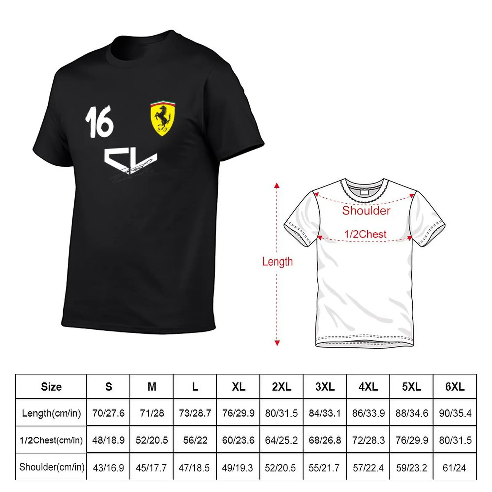 Charles Leclerc ha firmato SF 2021 t-shirt classica vestiti estivi animal prinfor boys t-shirt da uomo