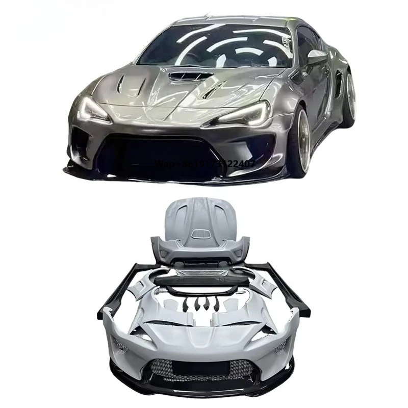 

High Quality Robot Wide Body Kit for GR86 for Brz 2022+ Upgraded Car Parts Side Skirts Fenders Rear Diffuser