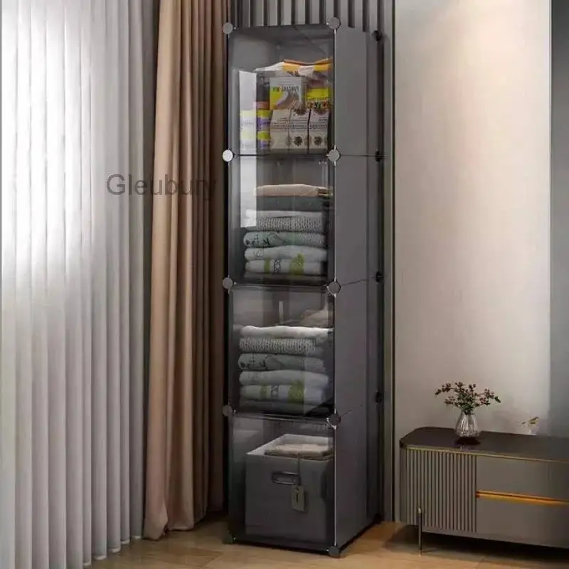 Garden Space Wardrobe Wearable Cheap Saving Minimalist Exterior Makeup Foldable Wardrobe Shelves Display Armario Home Furniture
