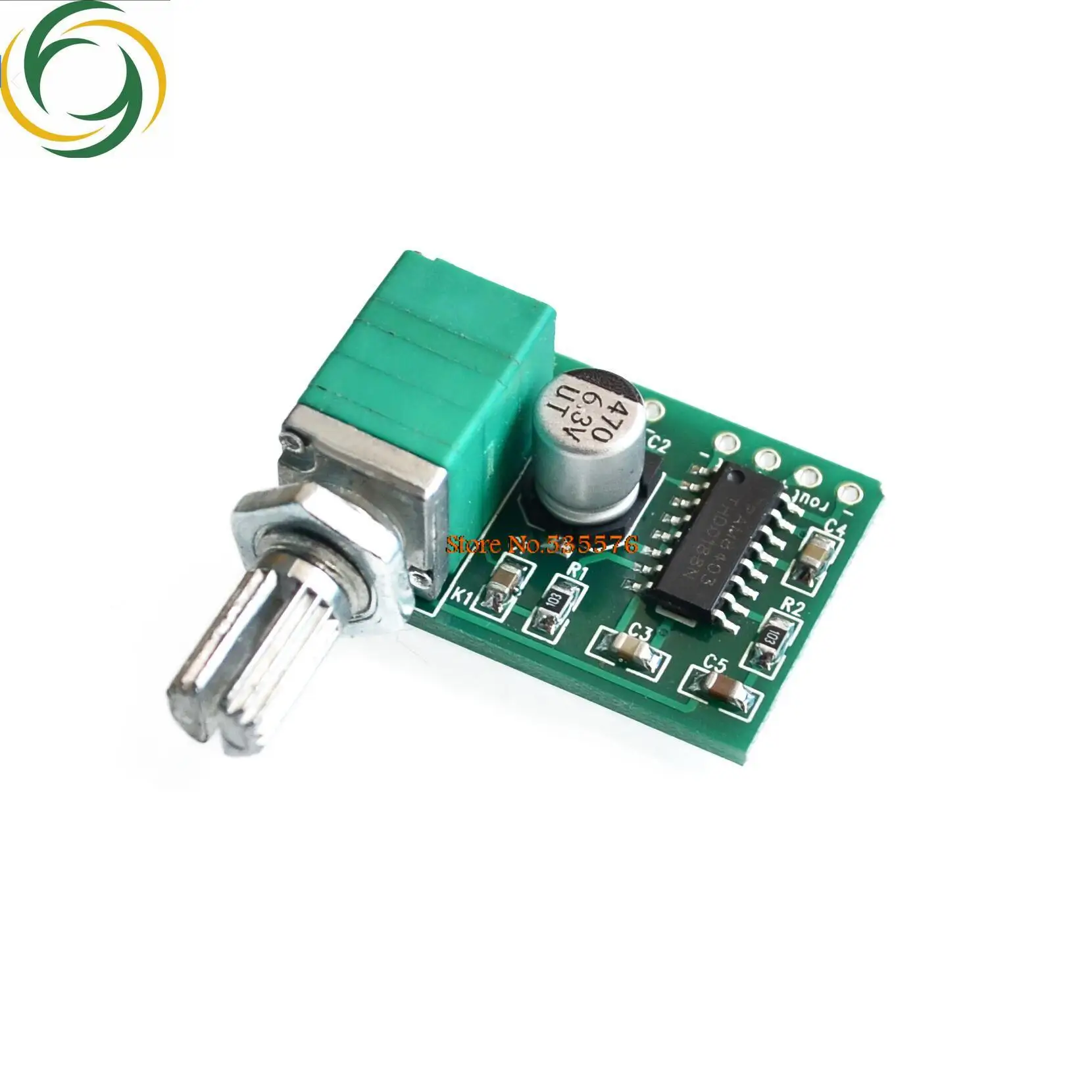 ! PAM8403 mini 5V digital amplifier board with switch potentiometer can be USB powered GF1002