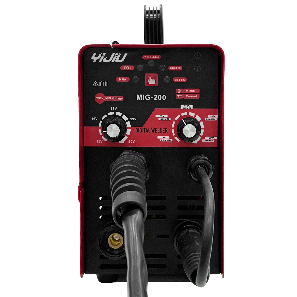 YIJIU 220V 120A Multifunctional Inverter MIG Welder Portable 3-in-1 MMA TIG Gas/No Gas 0.8mm 60% Duty Cycle New Stock Available