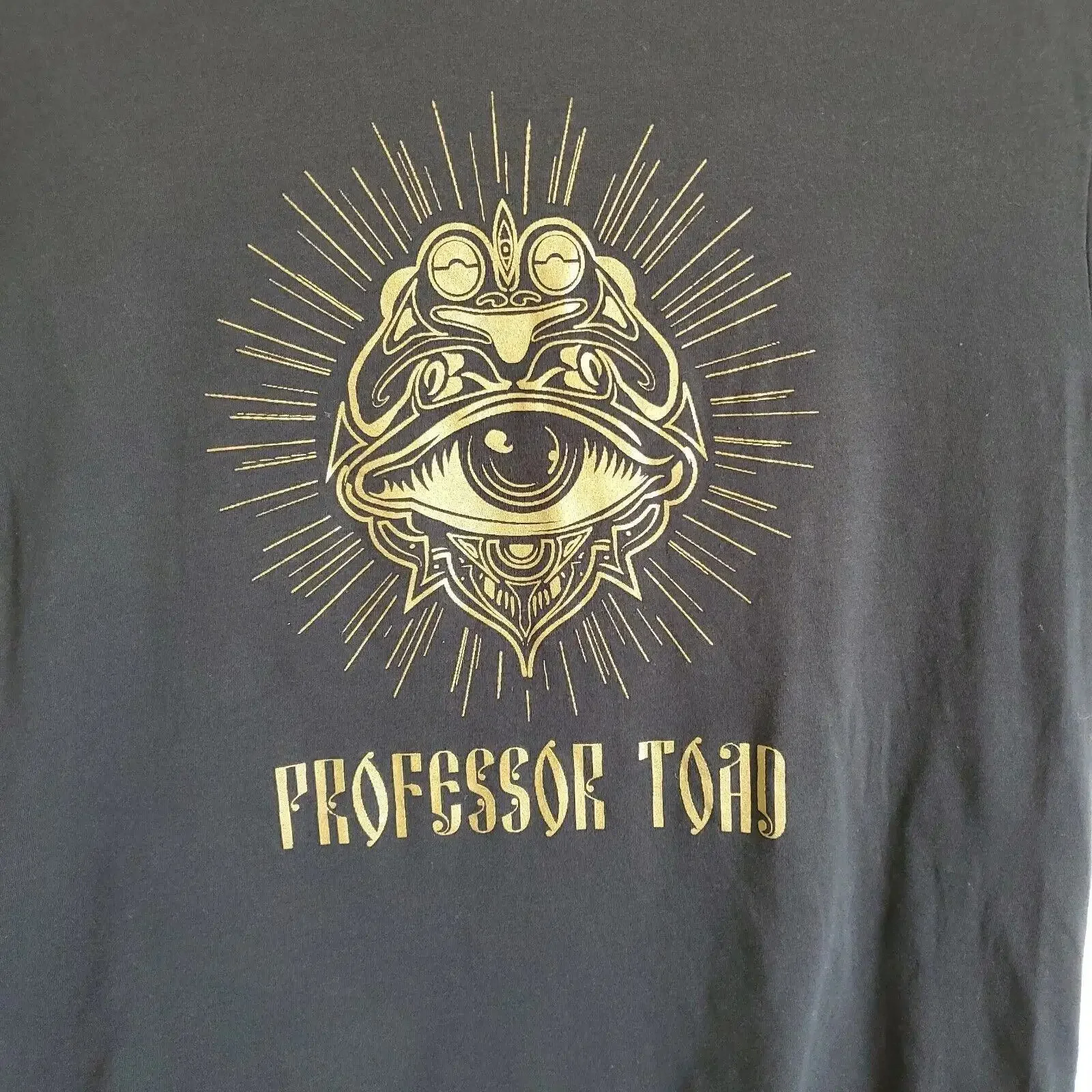 Bella Canvas T Shirt XL Grafik Professor Toad schwarz Gorpcore Boho Tribal vintage Washed Comfortable streetwear