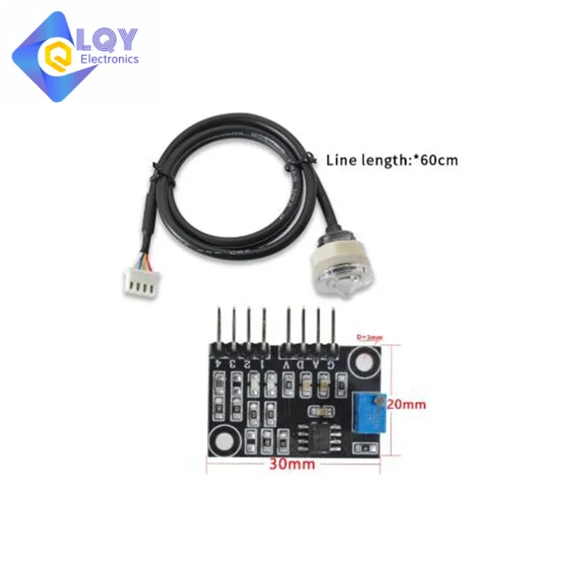 Turbidity Sensor Module Suspended Liquid Suspended Particles Mixed Water Quality Test Detection Kit For Arduino /STM32/51 DC 5V