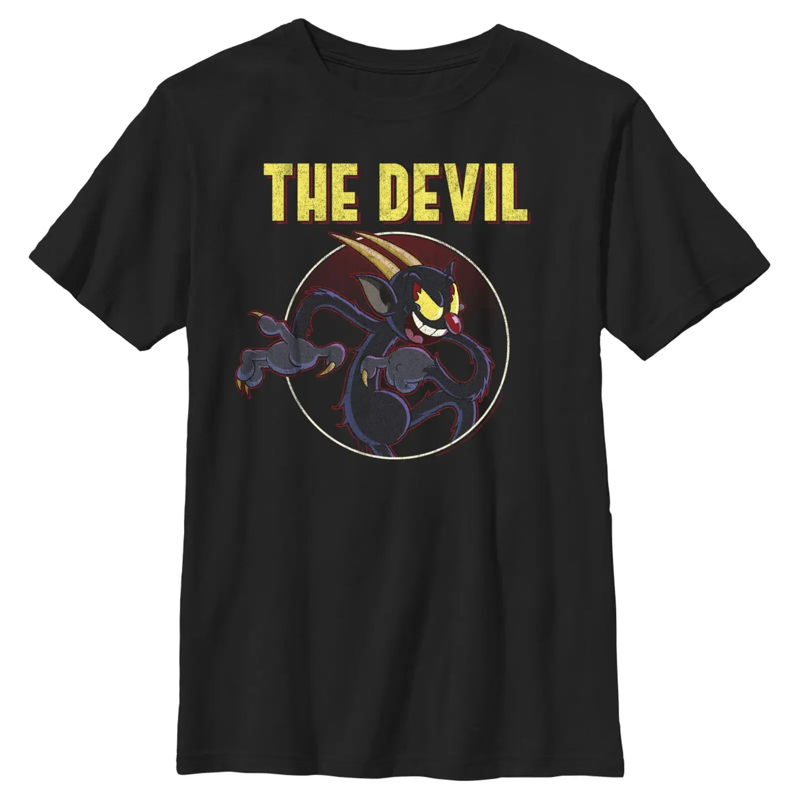 Boy\'s The Cuphead Show! The Devil T-Shirt