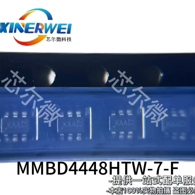 10-100pcs original MMBD4448HTW-7-F SOT363 silk screen KAA KAA chip switch diode 80V