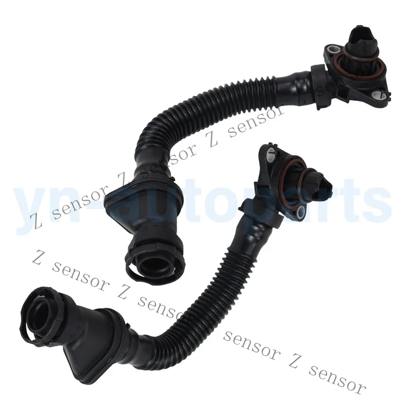 Z+ 2X Crankcase Vent Hose Fits For BMW 5 6 Serise F10 F06 F13 M5 M6 Coupe 2012-2016