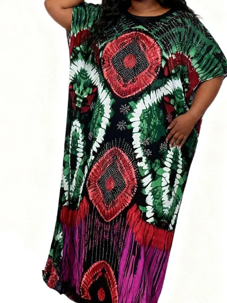 

Платье Ид Абая 2025, роскошный кафтан Рамадана для женщин, парчовый халат Boubou с африканским принтом Dashiki, шелковая праздничная одежда, одежда для мечети