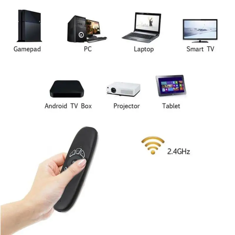 Backlit Version Of The Mini Colorful Keyboard Mouse C120 Wireless Air T10 Backlit Voice Flying Mouse Keyboard Remote Control