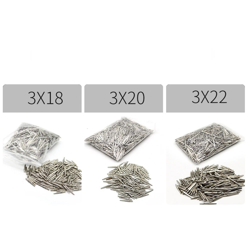 1000 Pieces Dental Lab Materials 3 Models 22mm 20mm18mm Single Pins for Die Model Work Dental Lab Pins