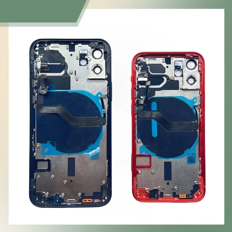 Back cover housing for iPhone 12Promax with switch button and wireless charging and WiFi wires and frame SIM tray side key parts