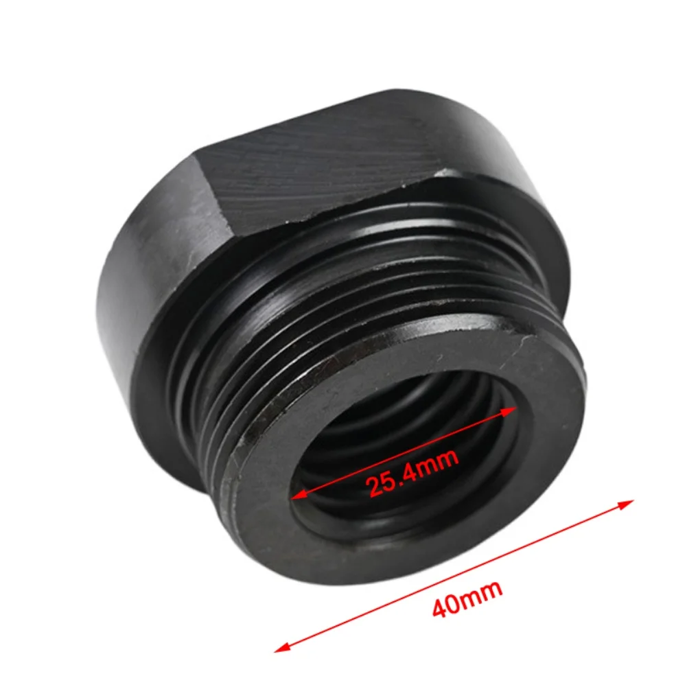 Wood Lathe Chuck Adapter Screw Thread Spindle Adapter 40mm To 25.4mm Woodworking Lathe Headstock Spindle Adapter