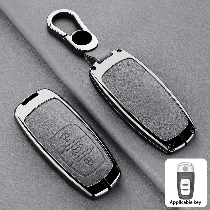 Zinc Alloy Car Key Case For Volkswagen  Phaeton 2002–2010 And Touareg Cubierta De Control Remoto Premium Keychain Accessories