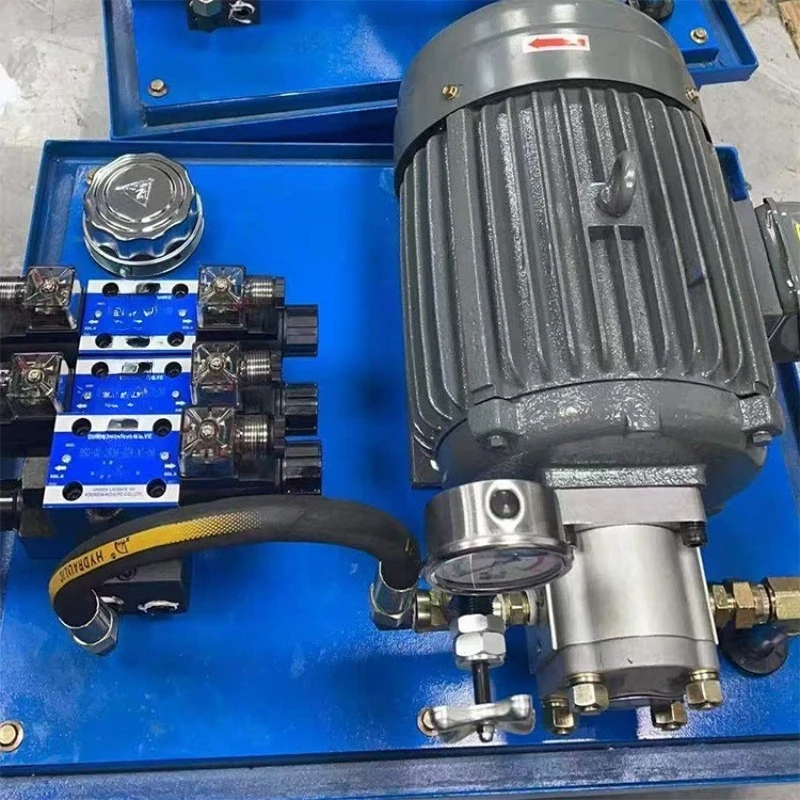 Modular machine tool hydraulic power system hydraulic station joint component solution