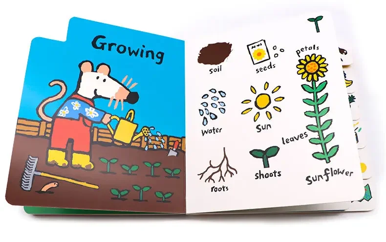 Maisy Explores A First Words Book, Lucy Cousins, Baby Children's books aged 1 2 3, English picture book, 9781536212914