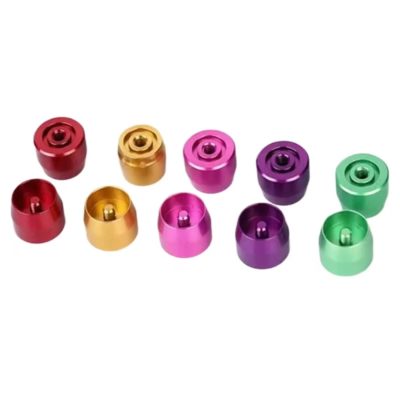 

Custom Aluminum CNC Machining Part Precision Machined Aluminum Alloy Multi-colored Threaded Connection Components
