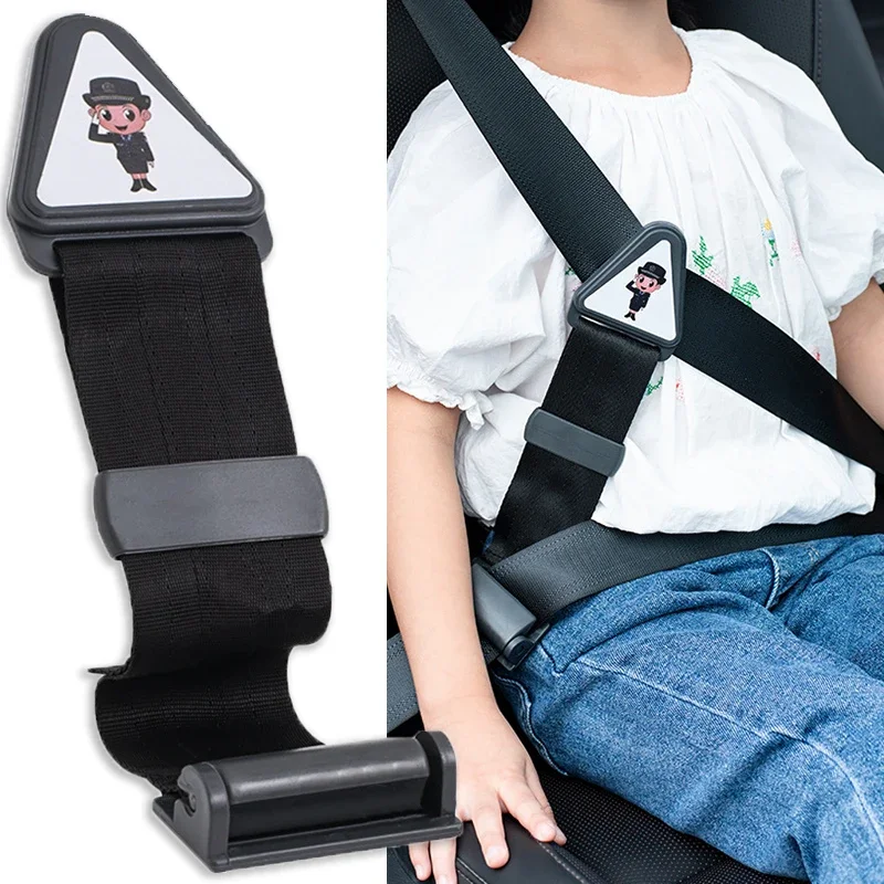 Ceinture de sécurité pour enfants, support de réglage, Anti-course, sangle de protection du cou, ceintures d\'épaule, positionneur, sécurité des