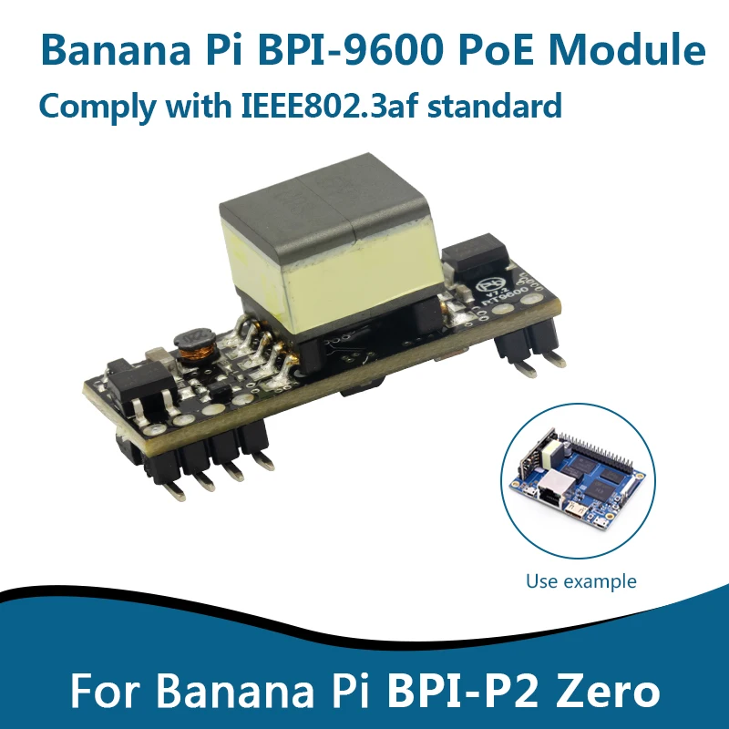 Banana Pi BPI-9600 POE Module For Banana Pi BPI-P2 Zero Comply with IEEE802.3af Standard