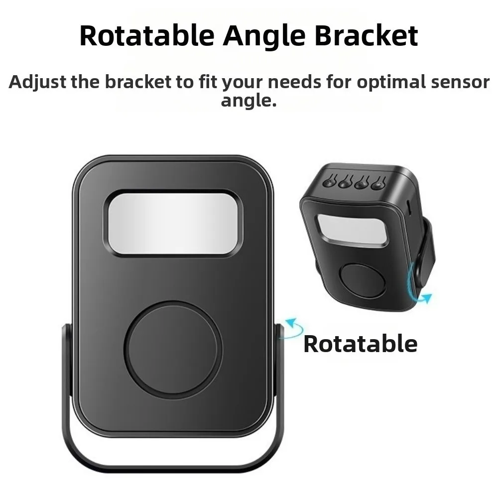 Infrared Sensor Intelligent Welcome Doorbell PIR Motion Detector Recording Function Door Greeter Sensor Alarm Wireless Smart