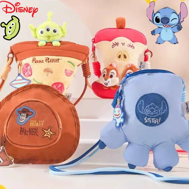 

Персонализированная модная сумка через плечо и через плечо Disney Stitch Alien Chip 'n' Dale Woody, милая и милая, с креативным мультяшным узором