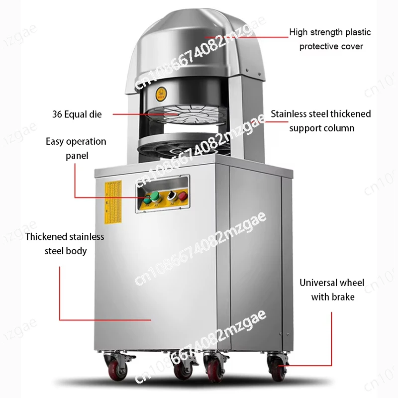 

Fully Automatic 36 Pcs Commercial Electric Bread Dough Divider Machine Bakery Bread Making Machines Dough Divider