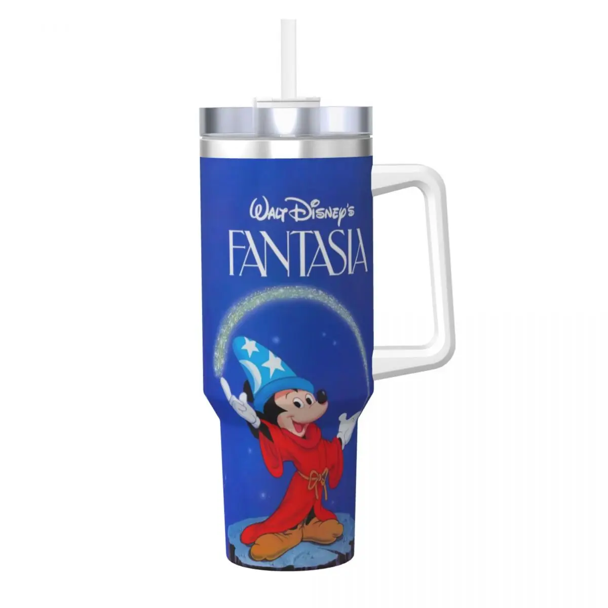 

Микки Маус Fantasia, оригинальная пленочная художественная стакан из нержавеющей стали, дорожные кружки, кружка большой емкости, герметичная бутылка для холодных напитков