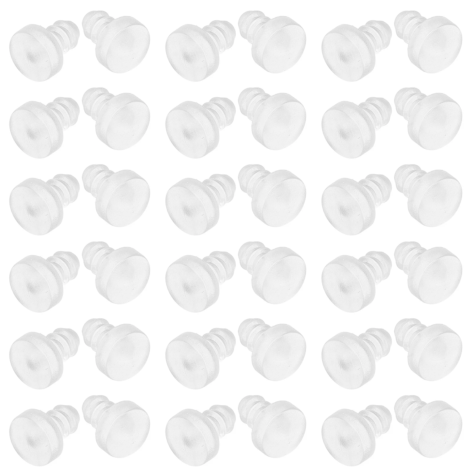 

50 Pcs Furniture Anti-collision Rubber Pads Glass Table Bumpers Door Stoppers Kitchen Cabinets Wearresistant Nonslip Accessories