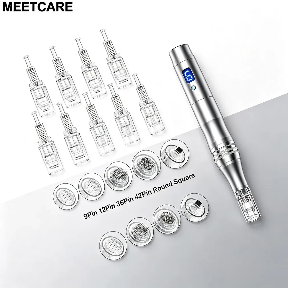 20/50/100 Stück Schraubkartuschen-Nadeln für Derma Pen Microneedling Ersatzspitzen für 9-Pin 12-Pin 24-Pin 36-Pin 42-Pin Rund Nano 3D 5D – Detail 1