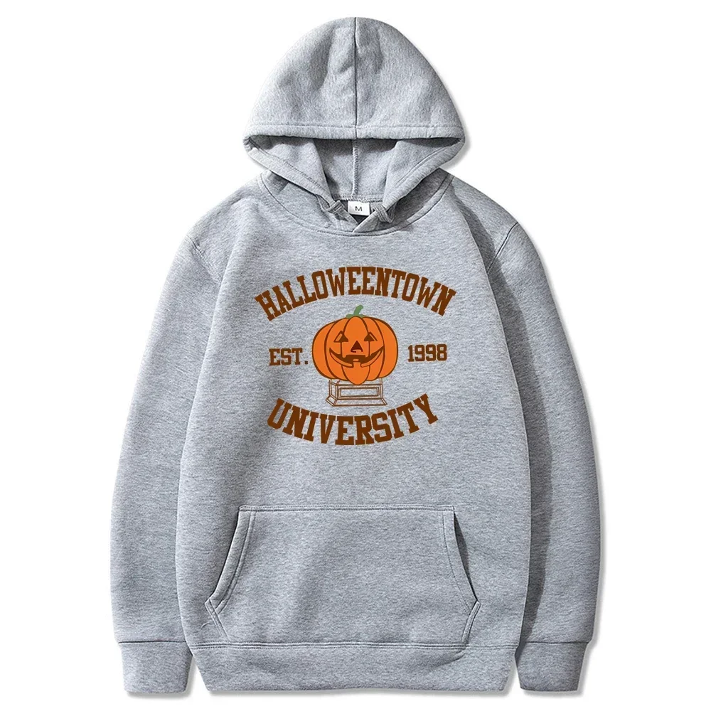 Halloweentown Hoodie Halloweentown Est 1998 Pullover Vintage Halloween Town Fall Sweater Unisex Trendy Halloween Party Hoodies