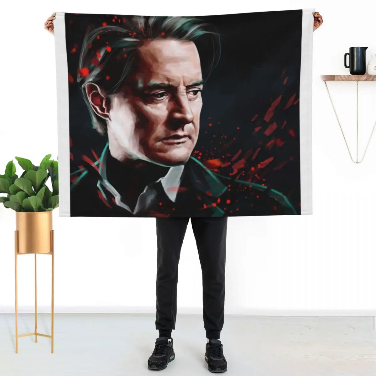 

Twin Peaks Throw Blanket Fluffy Cozy Throw Blanket for Home Decor