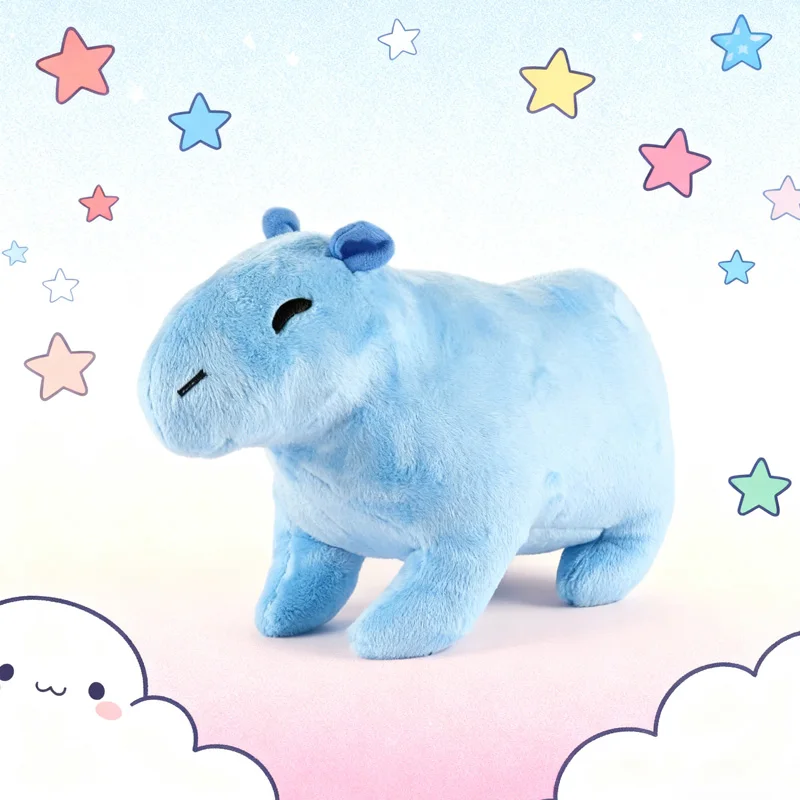 Kawaii كابيبارا ألعاب من القطيفة رائعة غرفة نوم الحلي لطيف تحصيل الزينة دمى الحيوانات واقعية هدية عيد ميلاد لfrye #3