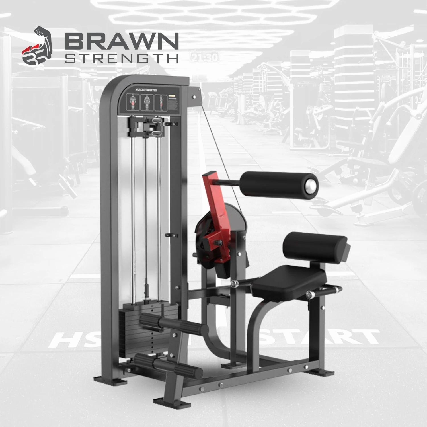 

Тренажер для разгибания спины Brawn Strength Commercial, оборудование для тренировки нижней части спины, OEM ODM