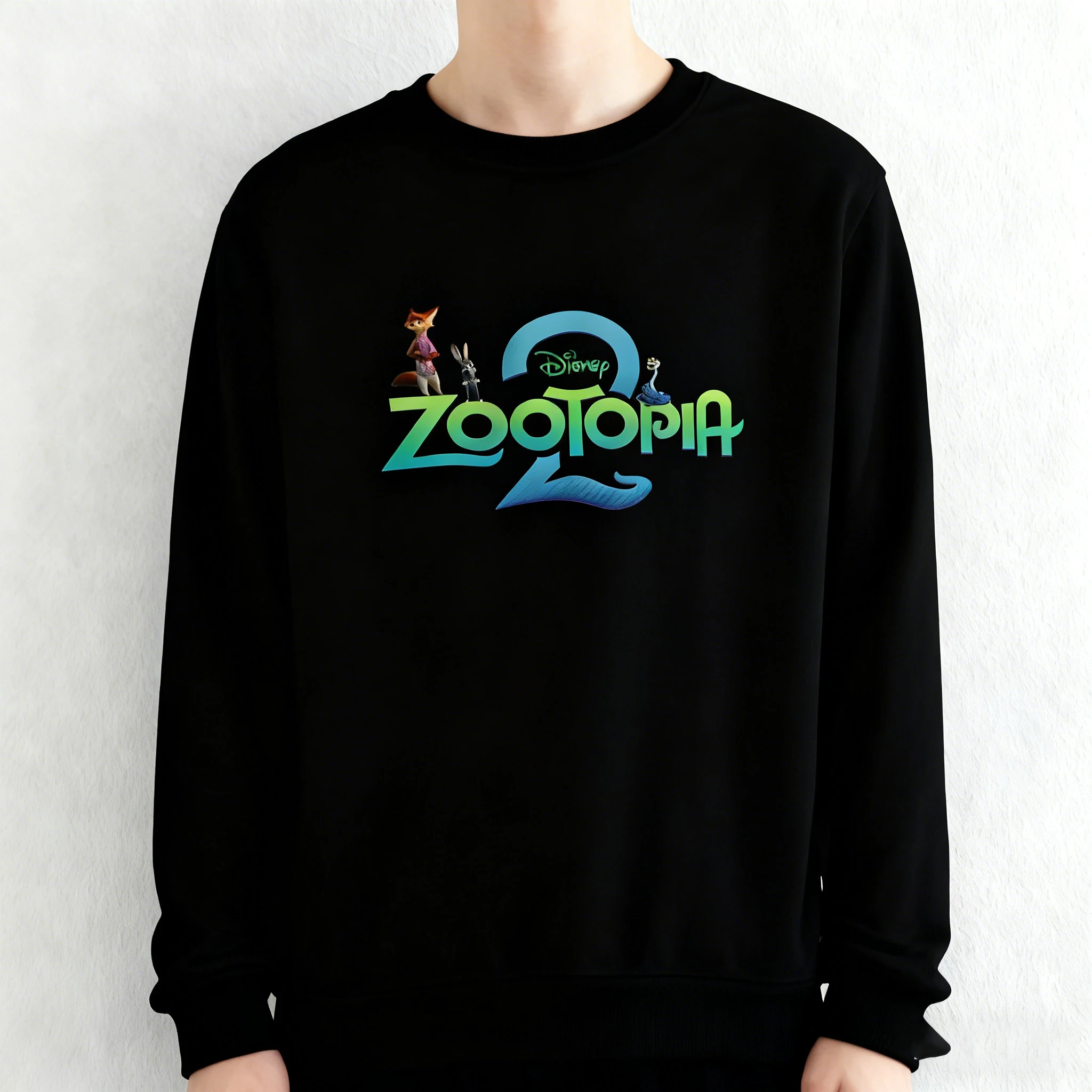 

Офицерский свитшот Zootopia 2, Джуди Хоппс, Ник Уайлд, версия для детей и взрослых, осенне-зимний хлопковый топ