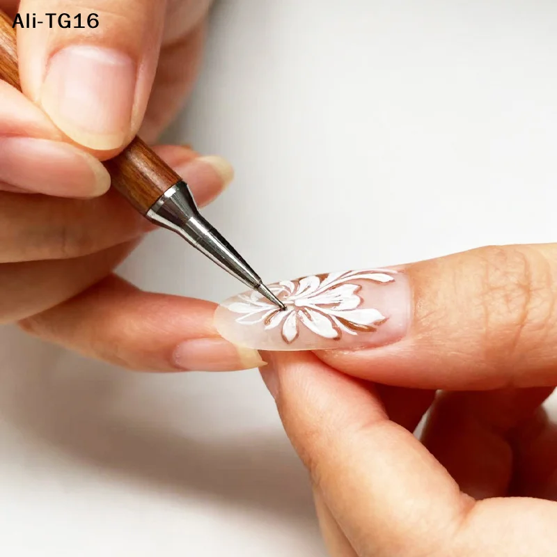 【A6t】Sandalwood Nail Dotting P - Nail Art Dotting Tool ulasan dan harga