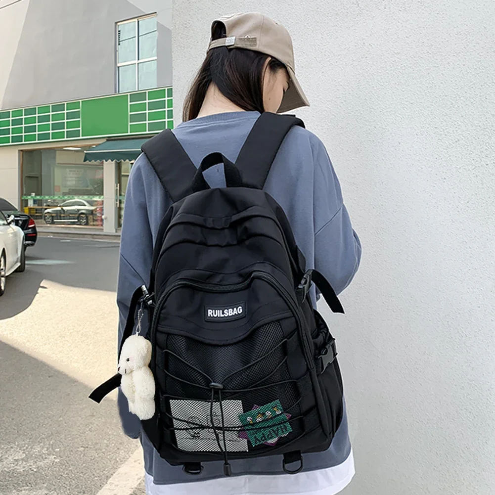 Cute School Backpack for Girls Teenage Casual Backpack Waterproof Women Aesthetic Sports Backpack for Hiking Camping Travel Bag