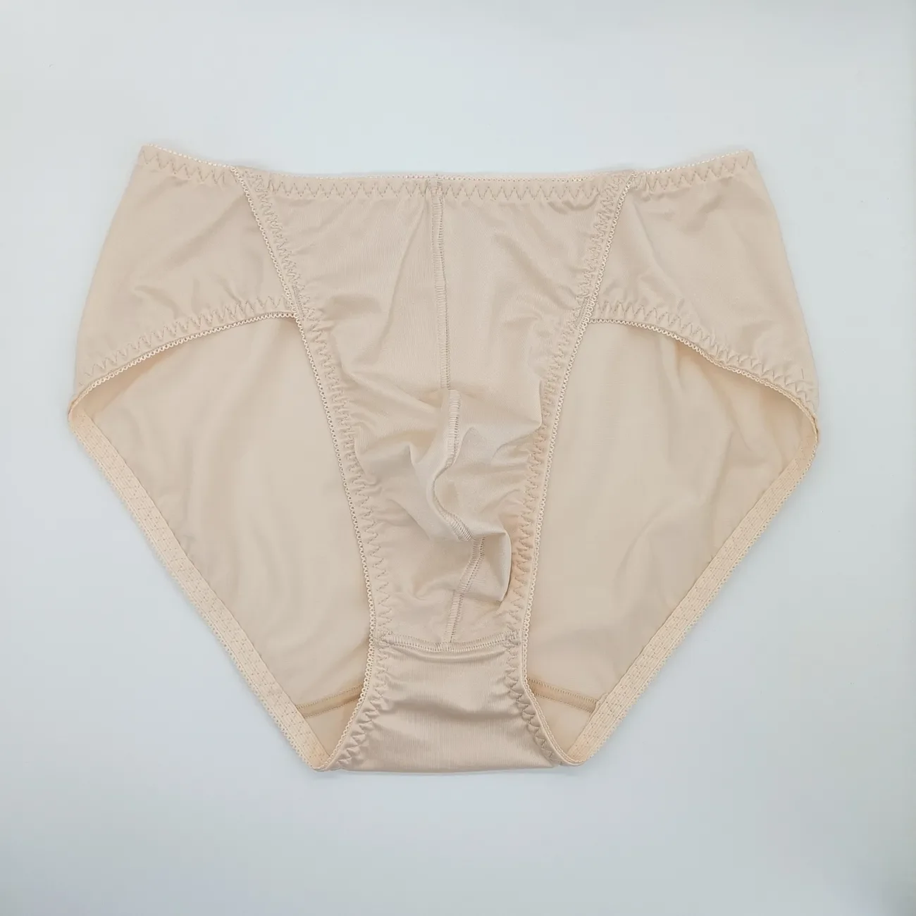 Men's Smooth Satin Sexy Smooth Underwear Daily Wear Silk Panties Comfortable Breathable Bulge Briefs BF Gift view 6