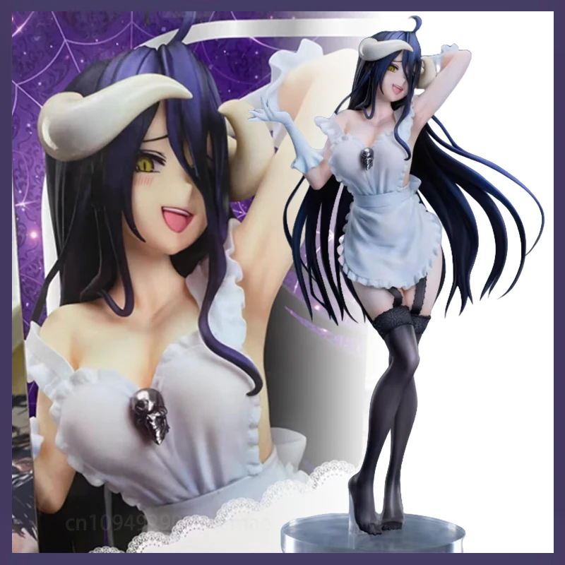 

В наличии 1/7 elCOCO Overlord Albedo Maid Костюм Версия Аниме Фигурка Черный Кружевной Стиль Настольный Милый Модный Коллекция Игрушек Модель