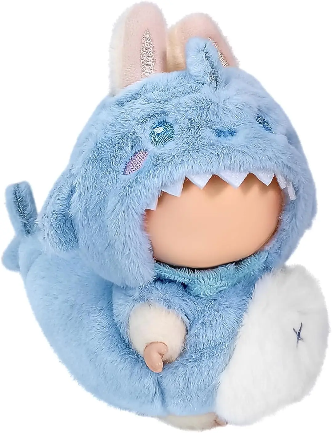 

Clothes for 17cm Dolls, Cute Hoodie Outfit with Accessories for Collectors (Snow Bunny)