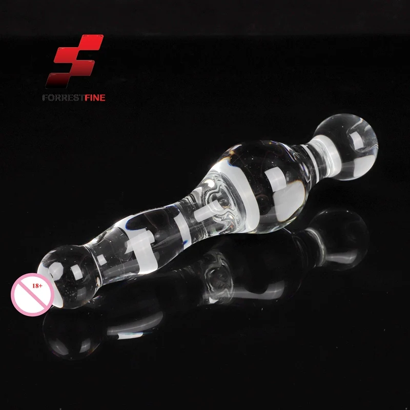 Factory Wholesale In Stock Transparent Glass Sex Dildo/Glass Sex Penis/Glass Adult Sex Toy for Woman Sex Relax