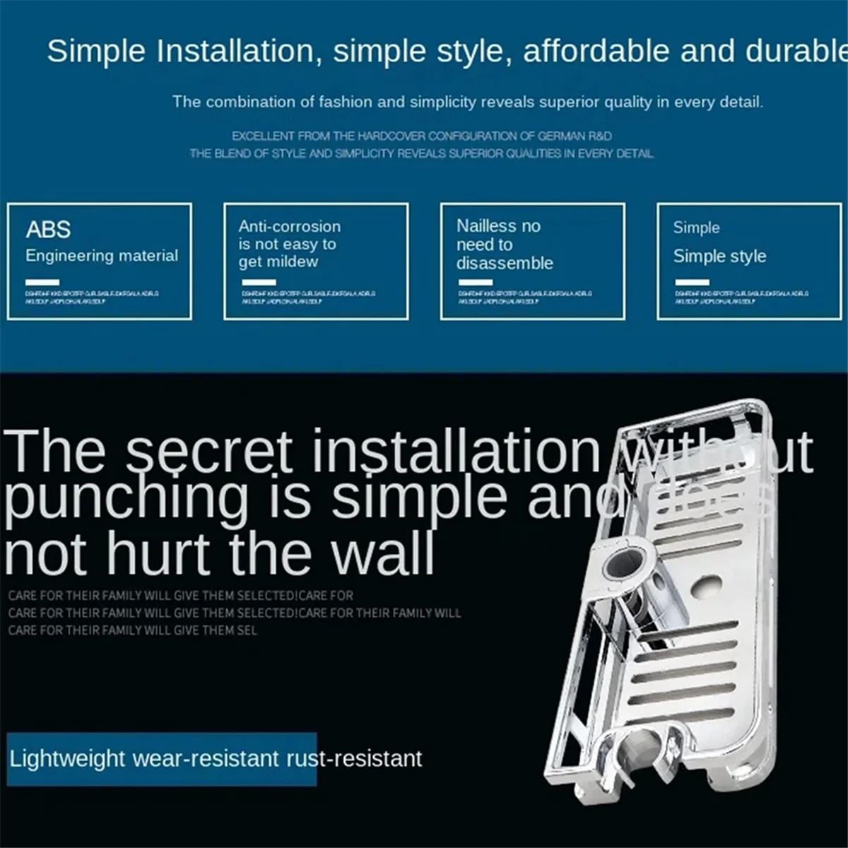 

Многофункциональный органайзер для ванной комнаты, подъемный стержень, съемная подставка, держатель для мыла без сверления, полка для душа, стеллаж для хранения, лоток LPY
