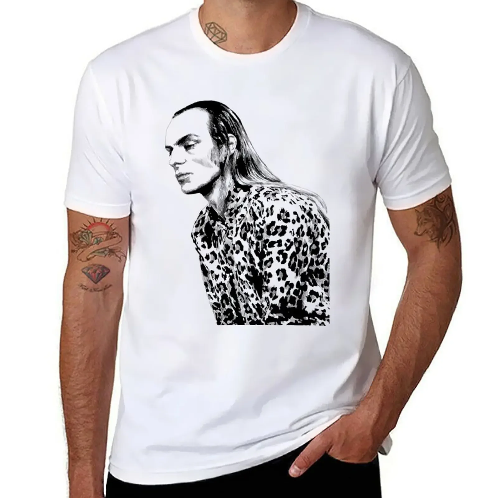 Brian Eno T-ShirtBrian Eno T-shirt Customs Design Your Own Animal Prinfor Boys Quick Drying Mens T Shirts