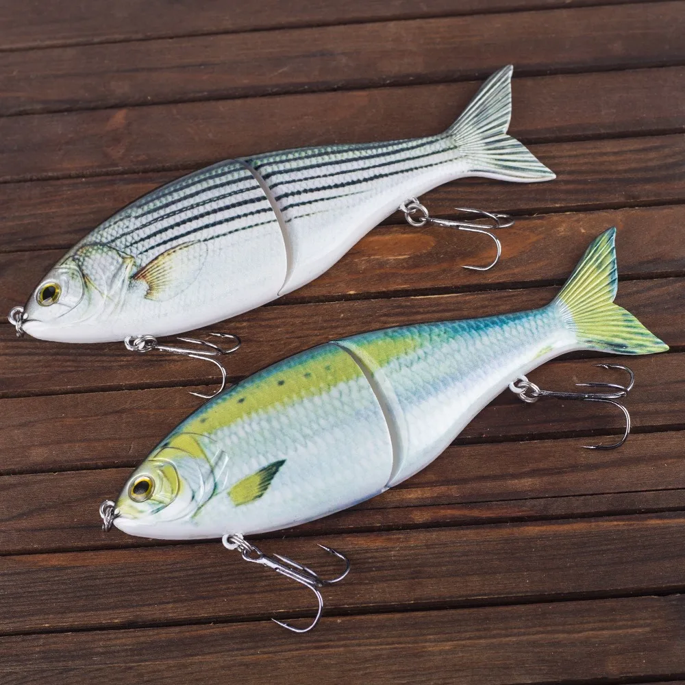 Coming 178mm 82g Sinking Glide Bait Fishing Lures Jointed Swim Bait Rattle Balls Inside Wobblers Pesca Slide Sea River