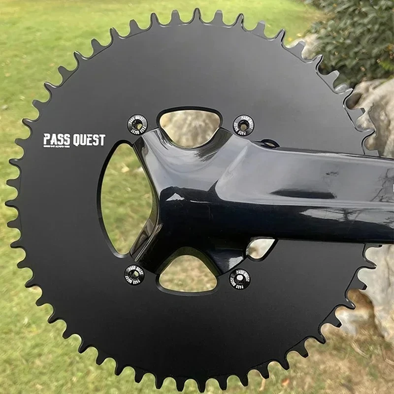 

Звездочка PASS QUEST 110 BCD круглая для Shimano 105 R7000 R8000 R9100 36 40T 44T 46T 48T 50T 52T 54 56 58T велосипедная звездочка 110bcd