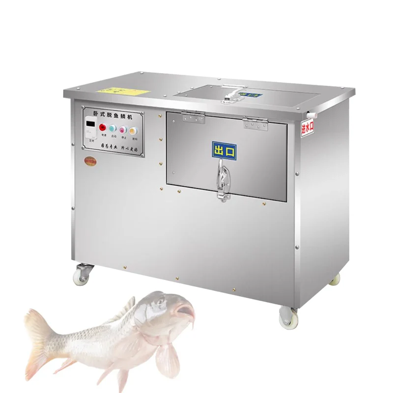 Automatic Fish Scale Removal Machine Commercial Electric Fish Scale Scraping Machine Large-Scale Automatic Fish Scale Scrap Mach