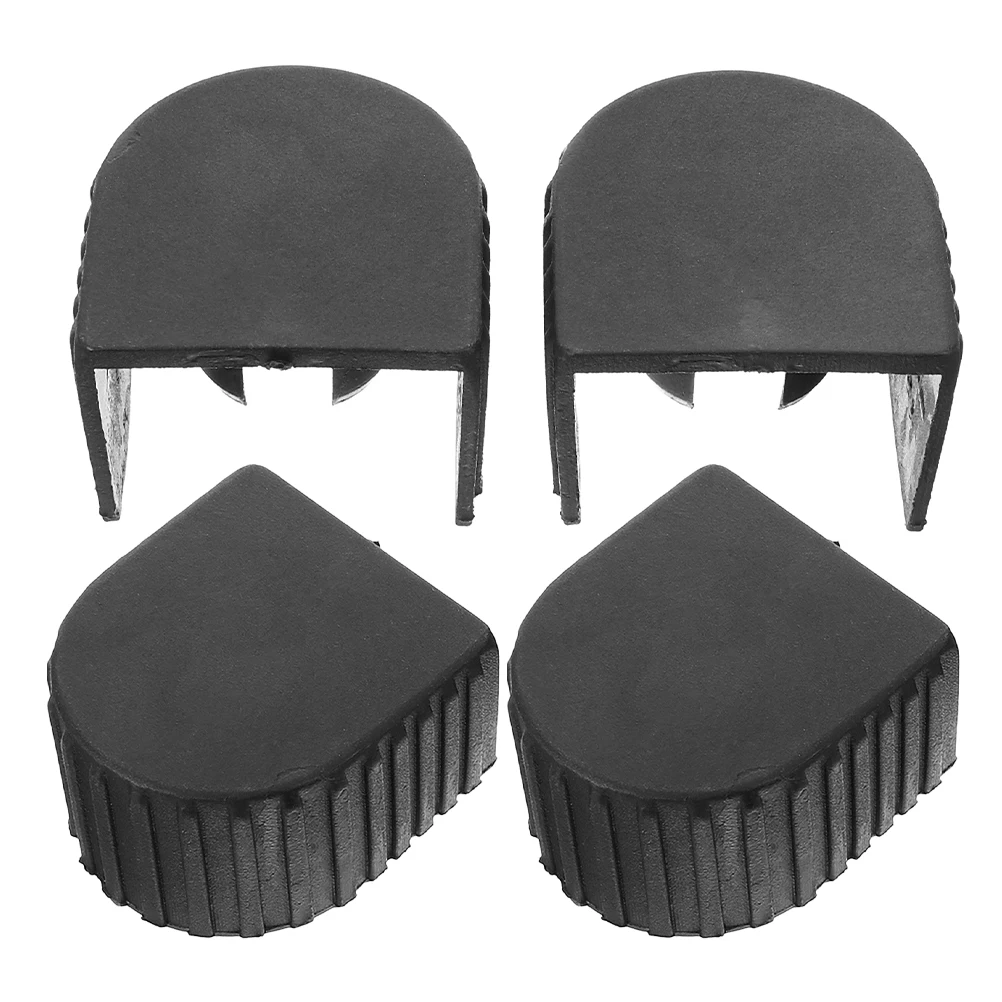 

4pcs Top Cover Thickened Non-Slip End Caps For Telescopic Step Ladder Outdoor Use Ladder Safety Accessories Plastic Pads