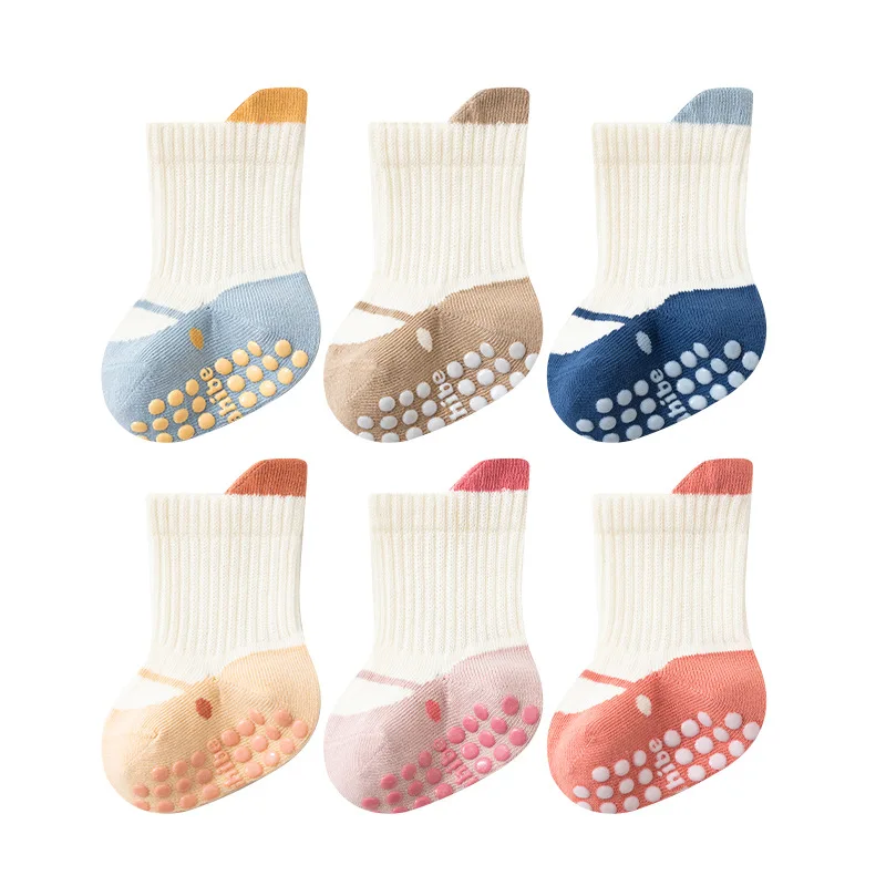 A-Class Baby Walking Socks Spring Summer – Non-Slip Silicone Grip Floor Socks for Crawling & Toddler Baby Girl