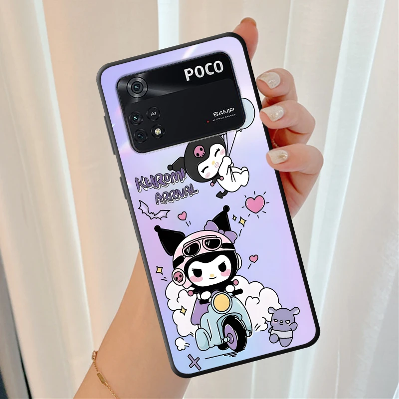الكرتون الثلاثي ميلودي و كورومي لينة شل جراب هاتف ل Xiaomi Poco X7 C71 M5s M7 X3 NFC C51 C61 X5 X4 Pro C75 M3 M4 Pro C40