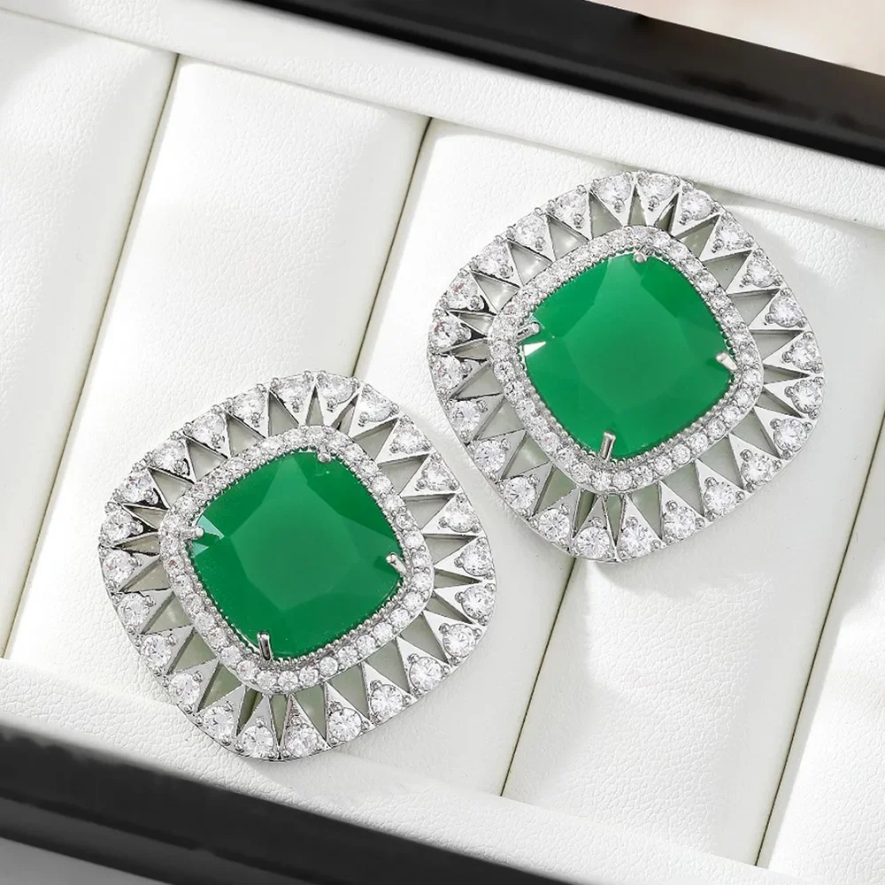 

Kellybola модные романтические квадратные серьги-гвоздики полный микро элегантный блестящий цирконий для женщин свадебные украшения для вечеринки