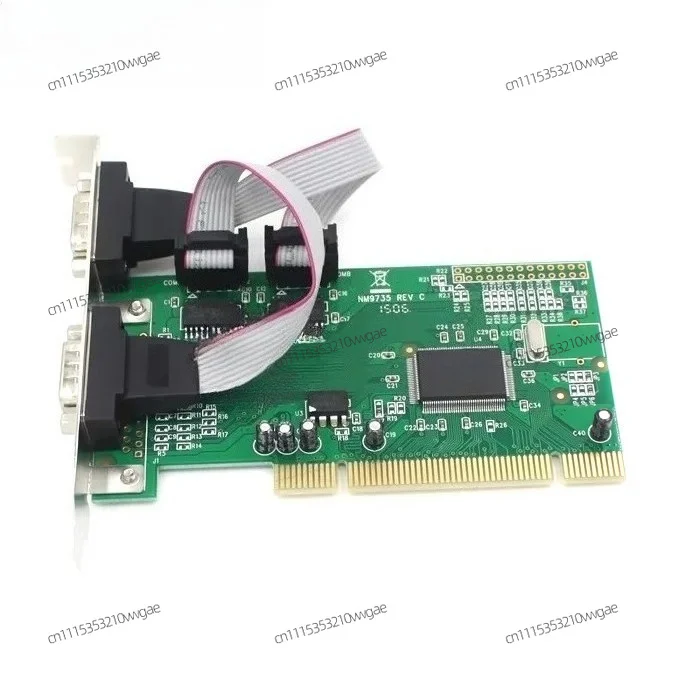 For PCI To Dual Serial Port Card MCS9835CV Chip 2 Ports RS232 COM Expansion Card for Desktop PC